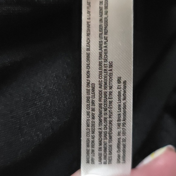 Free People Intimately  "In Your Arms" Black Bodysuit - Size M - NWT - Picture 7 of 7